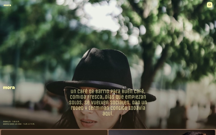 Plantilla Juego Café: café de barrio con letra redonda gigante